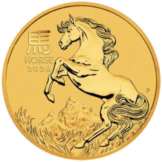 Lunar III Pferd 2026 Goldmünze 1 Unze