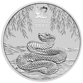 Lunar III Schlange 2025 Silbermünze 5 Unzen