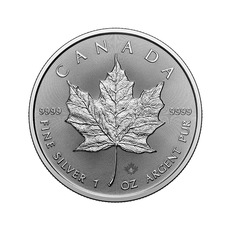 Maple Leaf Silbermünze, Tube à 25 Stück