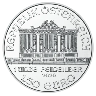 Wiener Philharmoniker Silbermünze, Tube à 20 Stück