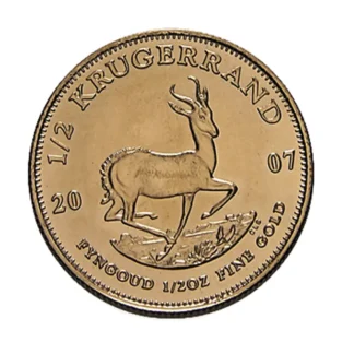 Krügerrand Goldmünze 1/2 Unze