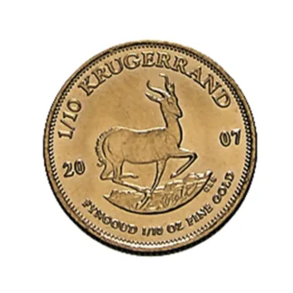 Krügerrand Goldmünze 1/10 Unze