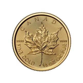 Maple Leaf Goldmünze 1/4 Unze
