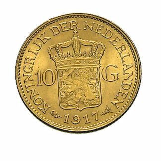 10 Gulden Goldmünze Niederlande