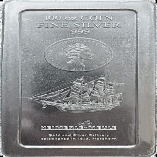 Silbermünzbarren 100 Unzen